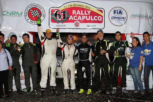 Ricardo Cordero se lleva el 61º Rally Acapulco
