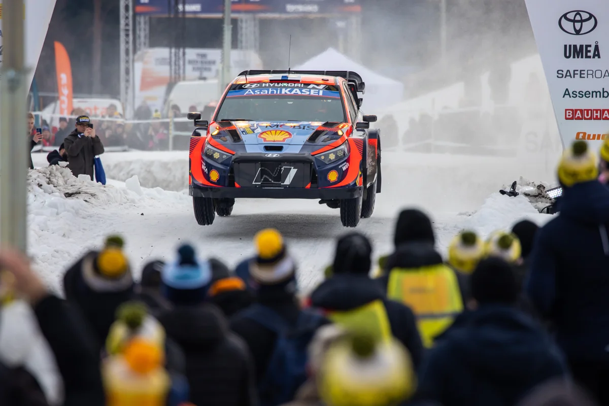 Hyundai Motorsport obtiene doble podio en el segundo encuentro del campeonato WRC 2023