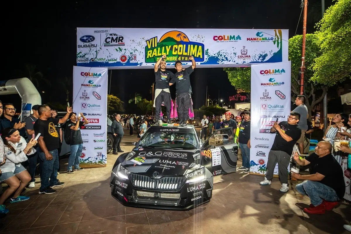 García y Solís conquistan el Rally Colima 2025 y se coronan Campeones Nacionales de Rallies