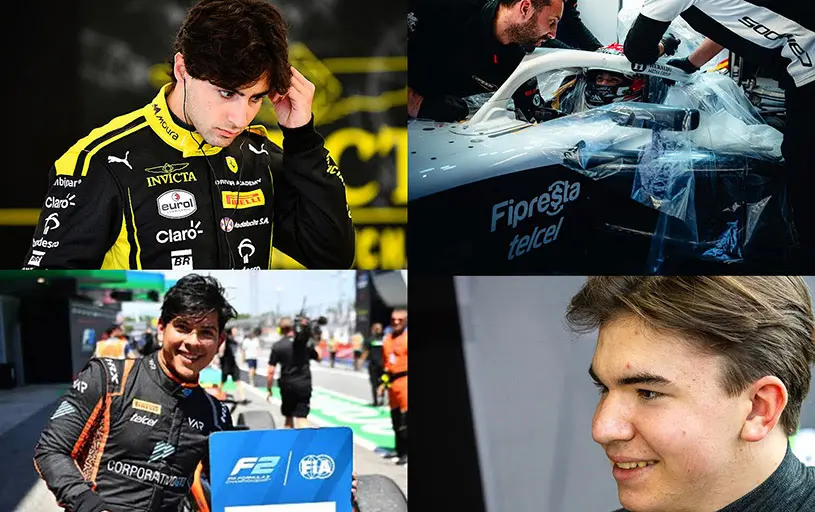 Levantan notas positivas pilotos de Escudería Telmex Telcel en el test de F2 en Barcelona