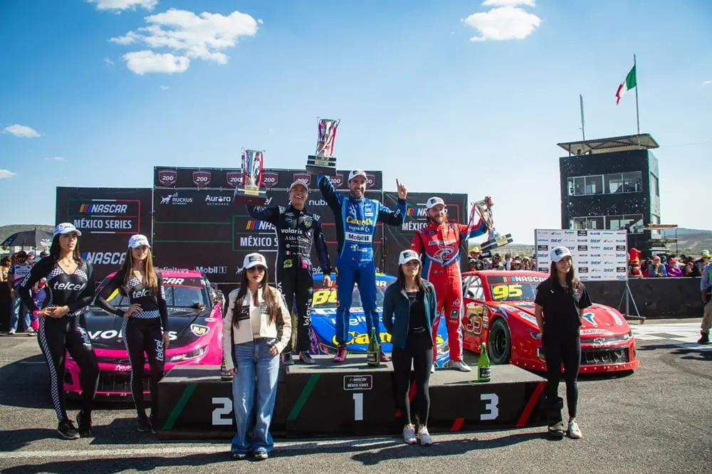 RUBÉN GARCÍA SE ADJUDICA LA PRIMERA DEL AÑO EN NASCAR MÉXICO