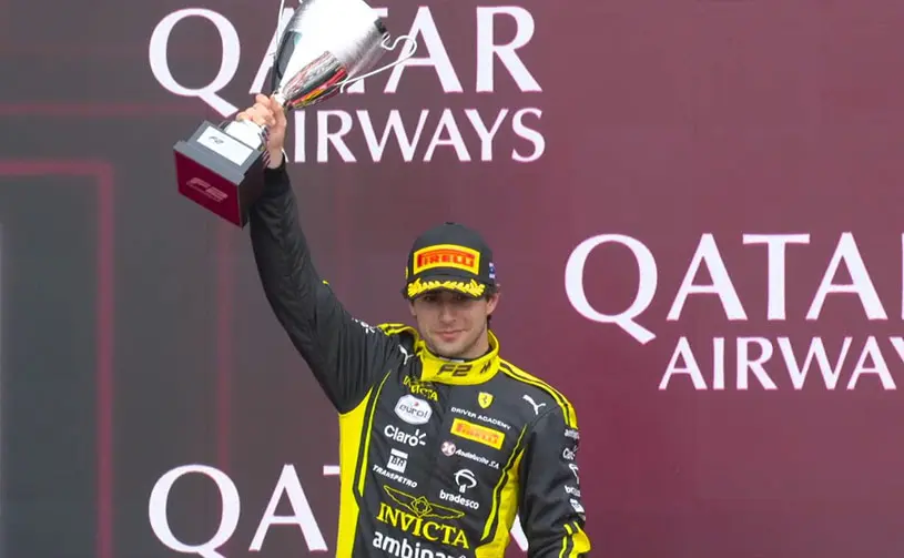 Rafael Cámara con podio en Australia, el tercero de Escudería Telmex Telcel en el arranque de F2