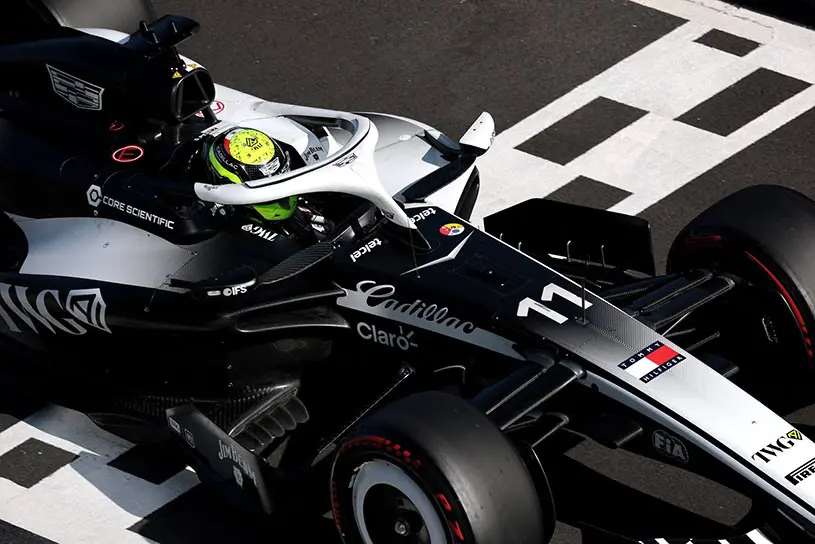 Sergio Pérez y el Cadillac F1 tienen turno en el Imperio del Sol Naciente