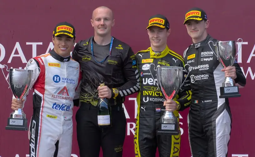 Dürksen y León hacen el 1-2 para Escudería Telmex Telcel en la inaugural de F2 en el Albert Park